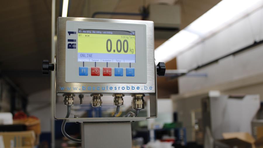 BASCULES ROBBE ÉQUIPE UNE NOUVELLE USINE DE THON D'APPAREILS DE PESAGE INDUSTRIELS