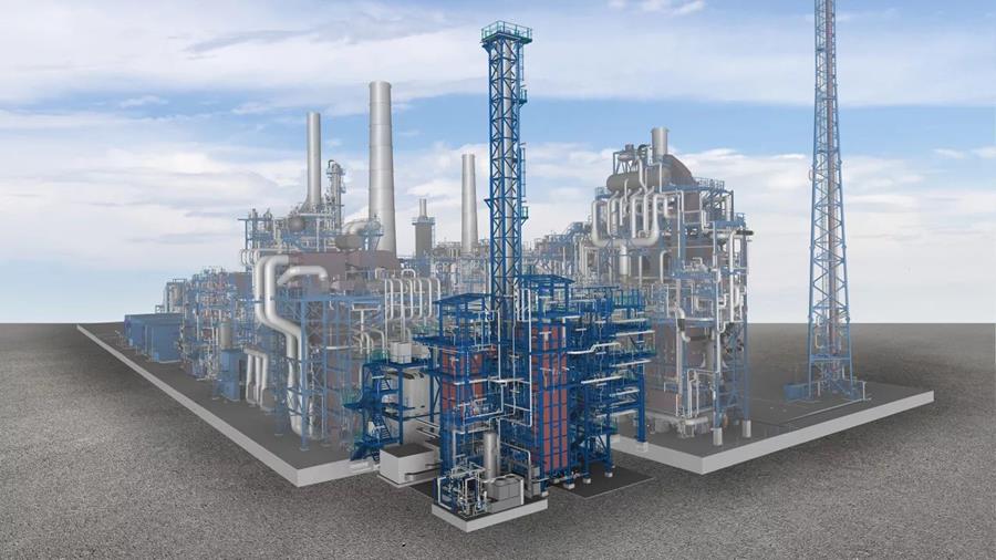Bouw 's werelds eerste demonstratiecentrale voor elektrisch kraken gestart