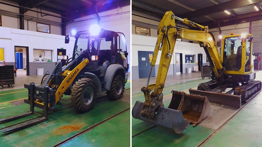 Vente aux enchères Surplex en France : une sélection de machines de construction compactes